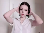 Super douce fille selfie beau corps